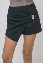 Cargar imagen en el visor de la galería, Suede Button Skort