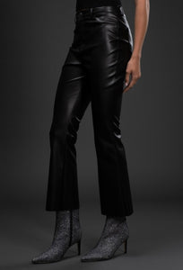 High Waisted PU Pants