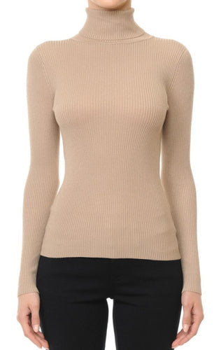 Turtleneck Long Sleeve Top