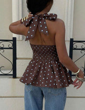 Cargar imagen en el visor de la galería, Polka Dot Halter Top