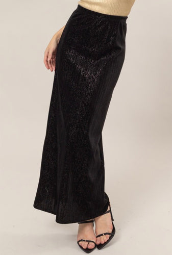 Velvet Long Skirt