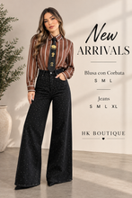 Cargar imagen en el visor de la galería, Rhinestone Wide Leg Jeans