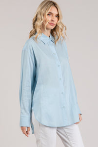 Oversized Linen Blouse