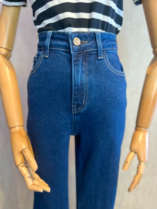 Button Detail Flare Jeans