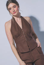 Cargar imagen en el visor de la galería, Linen Halter Top