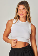 Cargar imagen en el visor de la galería, Stretchy Ribbed Crop Top