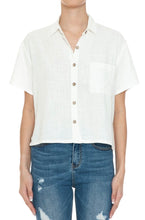 Cargar imagen en el visor de la galería, Linen Button Blouse
