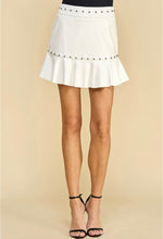 Cargar imagen en el visor de la galería, PU Leather Stud Skirt