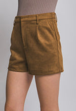 Cargar imagen en el visor de la galería, Suede High Waist Shorts