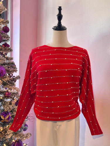Pearl Detail Sweater