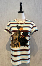 Cargar imagen en el visor de la galería, Striped Detail Tshirt