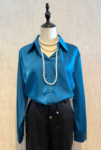 Satin Oversized Blouse