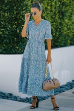 Cargar imagen en el visor de la galería, Sleeve Floral Midi Dress