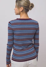 Cargar imagen en el visor de la galería, Striped Basic Knit Top