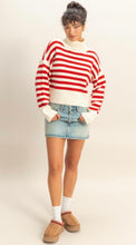 Cargar imagen en el visor de la galería, Striped Turtleneck Sweater