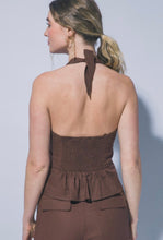 Cargar imagen en el visor de la galería, Linen Halter Top