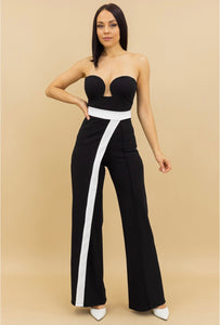 Black & White High Waist Pants
