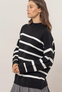 Striped Knit Sweater