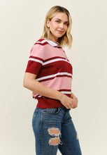 Cargar imagen en el visor de la galería, Striped Polo Top