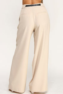 Belted Wide Pants