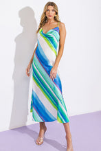 Cargar imagen en el visor de la galería, Strap Satin Midi Dress