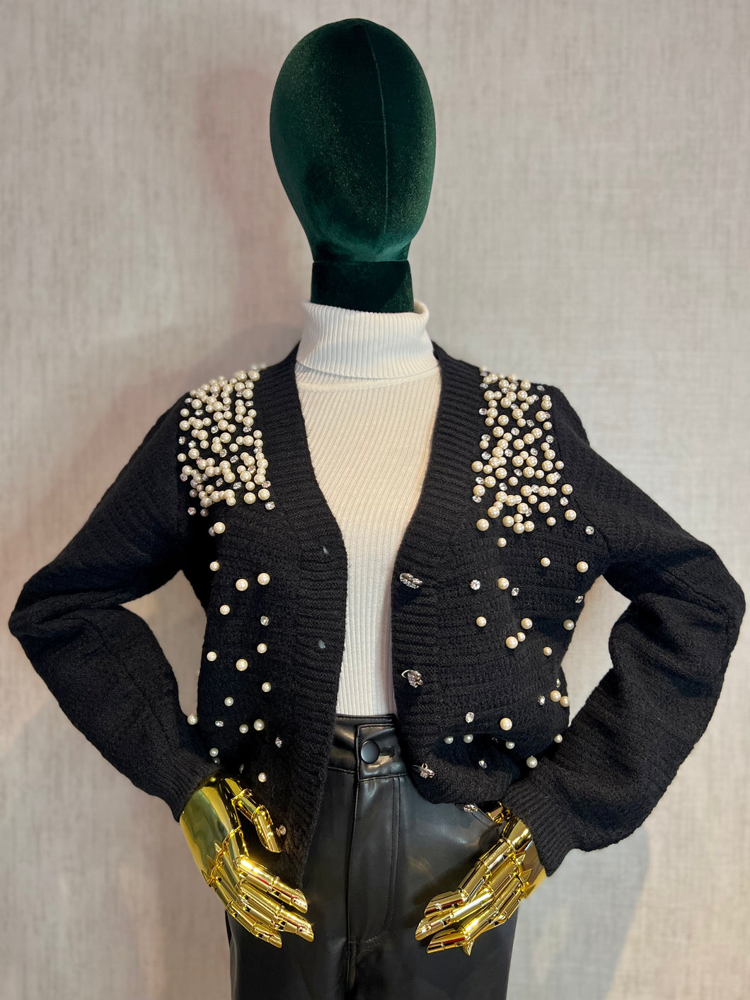 Pearl Detail Cardigan