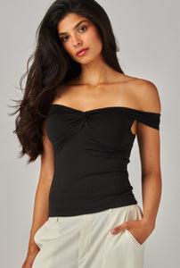 Off the Shoulder Twist Top