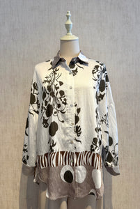 Floral Button Blouse