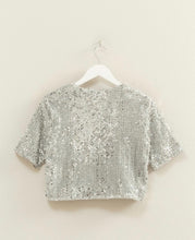 Cargar imagen en el visor de la galería, Sequin Bow Detail Top