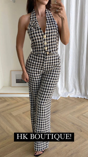 Houndstooth Two Piece Set