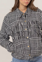 Cargar imagen en el visor de la galería, Fringe Houndstooth Jacket