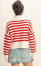 Cargar imagen en el visor de la galería, Striped Turtleneck Sweater