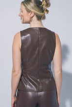 Cargar imagen en el visor de la galería, Button Pocket PU Vest