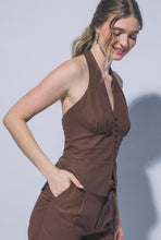 Cargar imagen en el visor de la galería, Linen Halter Top
