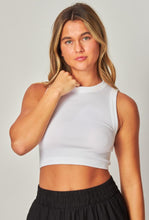 Cargar imagen en el visor de la galería, Stretchy Ribbed Crop Top