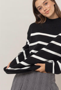 Striped Knit Sweater