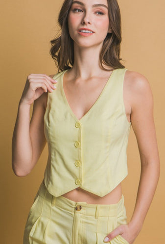 Basic Button Vest