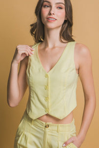 Basic Button Vest