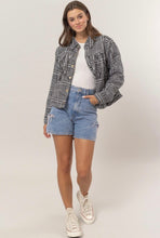 Cargar imagen en el visor de la galería, Fringe Houndstooth Jacket