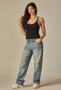 Contrast Spandex Tank Top