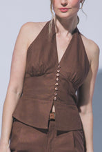 Cargar imagen en el visor de la galería, Linen Halter Top