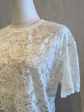 Cargar imagen en el visor de la galería, Rhinestone Lace Detail Top