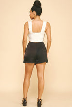Cargar imagen en el visor de la galería, Satin Gold Button Skort