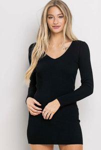 Long Sleeve Detail Dress