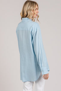 Oversized Linen Blouse