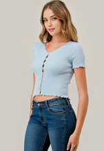 Cargar imagen en el visor de la galería, Knit Rhinestone Top