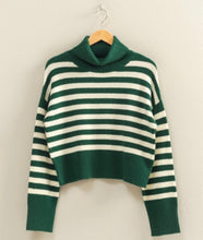 Cargar imagen en el visor de la galería, Striped Turtleneck Sweater