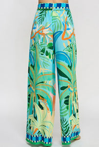 Printed Wide Pants