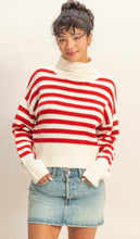 Cargar imagen en el visor de la galería, Striped Turtleneck Sweater