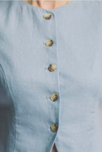 Cargar imagen en el visor de la galería, Linen Button Vest